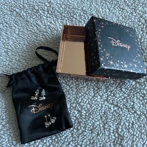 Disney Silver Earrings with Box